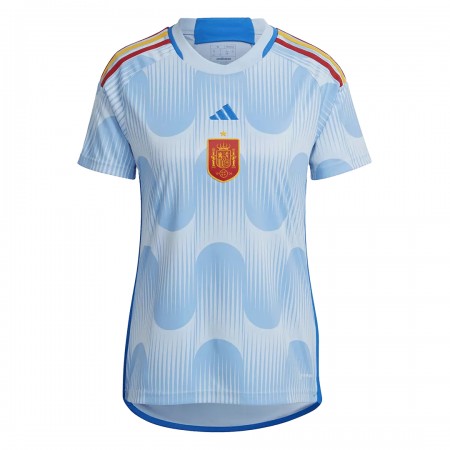Virallinen pelipaita Espanja Vieras World Cup 2022 Lyhythihainen - Naisten